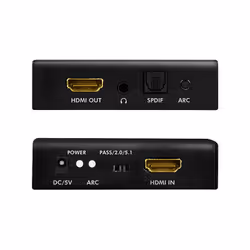 LogiLink HD0055 convertitore audio Nero - Vista aggiuntiva 5