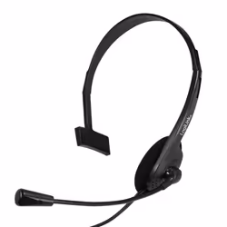 LogiLink HS0054 cuffia e auricolare Cablato A Padiglione Ufficio Nero - Vista aggiuntiva 4