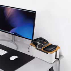 LogiLink KAB0075 - Logitech Kabelbox mit Bambus-Deckel - Vista aggiuntiva 5