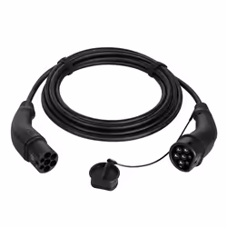 LogiLink EVC0106, Nero, Type 2, Type 2, Nero, Ad angolo, Ad angolo
