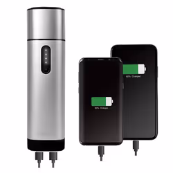 LogiLink PA0266 batteria portatile Polimeri di litio (LiPo) 10000 mAh Metallico - Vista aggiuntiva 5