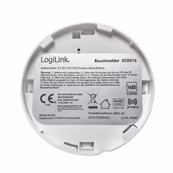 LogiLink SC0016 sensore per fumo Rilevatore di riflesso fotoelettrico Wireless - Vista aggiuntiva 7