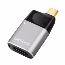LogiLink CUA0203, USB Type-C, HDMI tipo A (Standard), Nero, Grigio