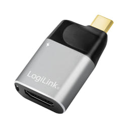 LogiLink CUA0203 adattatore per inversione del genere dei cavi USB Type-C HDMI tipo A (Standard) Nero, Grigio