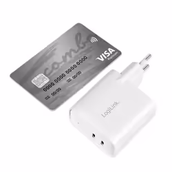 LogiLink PA0282 Caricabatterie per dispositivi mobili Telefono cellulare, Tablet Bianco AC Ricarica rapida Interno - Vista aggiuntiva 5