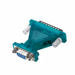 LogiLink UA0042B convertitore/ripetitore/isolatore seriale USB 2.0 RS-232 Verde, Trasparente