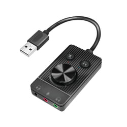 LogiLink UA0397 convertitore audio Nero