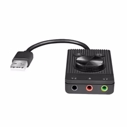 LogiLink UA0397 convertitore audio Nero