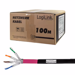 LogiLink CPV0082 cavo di rete Nero, Rosa 100 m Cat7 - Vista aggiuntiva 5