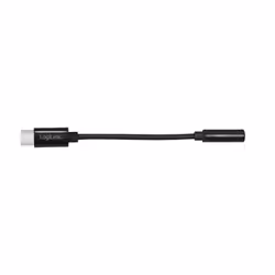LogiLink UA0398 cavo audio 0,13 m 3.5mm TRRS USB tipo-C Nero