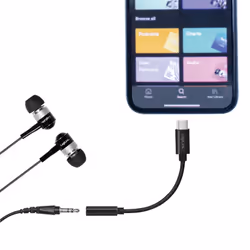 LogiLink UA0398 cavo audio 0,13 m 3.5mm TRRS USB tipo-C Nero - Vista aggiuntiva 5