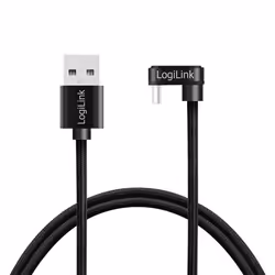 LogiLink CU0193 cavo USB USB 2.0 2 m USB C USB A Nero