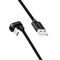 LogiLink CU0193 cavo USB USB 2.0 2 m USB C USB A Nero