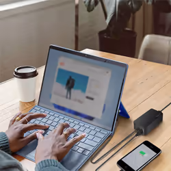 LogiLink PA0309 Caricabatterie per dispositivi mobili Computer portatile Nero AC Interno - Vista aggiuntiva 4