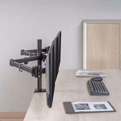 LogiLink BP0173 Supporti a parete per TV 68,6 cm (27") Scrivania Nero - Vista aggiuntiva 7