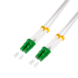 LogiLink FC0LC03 cavo InfiniBand e in fibra ottica 3 m 2x LC Bianco