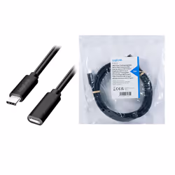 LogiLink CU0210 cavo USB USB 2.0 1 m USB C Nero - Vista aggiuntiva 5