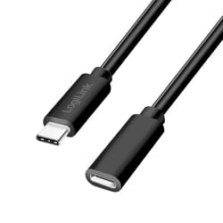 LogiLink CU0211 cavo USB USB 2.0 2 m USB C Nero