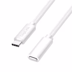 LogiLink CU0221, 2 m, USB C, USB C, USB 2.0, 0,48 Gbit/s, Bianco