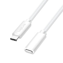 LogiLink CU0221 cavo USB USB 2.0 2 m USB C Bianco