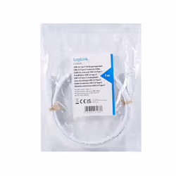 LogiLink CU0221 cavo USB USB 2.0 2 m USB C Bianco - Vista aggiuntiva 4