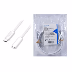 LogiLink CU0221 cavo USB USB 2.0 2 m USB C Bianco - Vista aggiuntiva 5