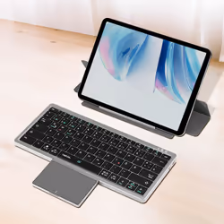 LogiLink ID0214 tastiera Casa/ufficio Bluetooth QWERTZ Tedesco Grigio - Vista aggiuntiva 7