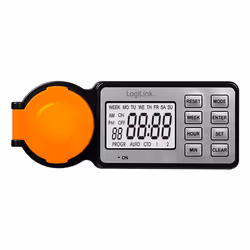 LogiLink ET0016 timer elettrico Nero, Arancione Timer giornaliero/settimanale - Vista aggiuntiva 2