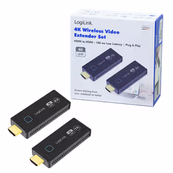 LogiLink HDW0102 moltiplicatore AV Trasmettitore e ricevitore AV Nero - Vista aggiuntiva 4