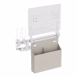 LogiLink PB0101 organizzatore per conservazione da appendere Acciaio, Plastica Bianco - Vista aggiuntiva 2