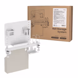 LogiLink PB0101 organizzatore per conservazione da appendere Acciaio, Plastica Bianco - Vista aggiuntiva 5