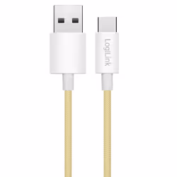 LogiLink CU0333 cavo USB USB 2.0 1 m USB A USB C Giallo - Vista aggiuntiva 2