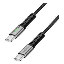 LogiLink CU0432 cavo USB USB 3.2 Gen 2x2 1 m USB C Nero