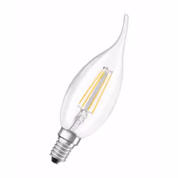 Osram RF CL BA BA35, 4 W, E14, 470 lm, 15000 h, Bianco caldo