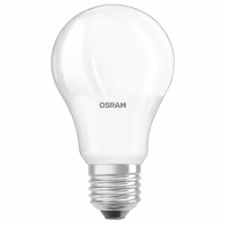 Lampadina a LED a goccia Osram Ledvance modello VALUE CLA 75 SMERIGL 827 E27, con le seguenti caratteristiche: Potenza/Consum ...