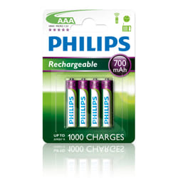 Philips Rechargeables Batteria R03B4A70/10