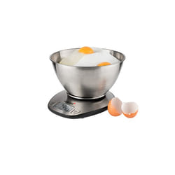 Korona 75880 bilancia da cucina Acciaio inox Superficie piana Rotondo Bilancia da cucina elettronica