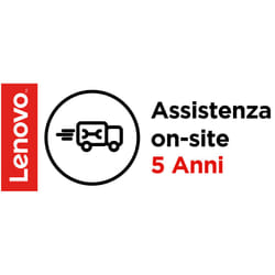 Lenovo 5 Year Onsite Support (Add-On) 1 licenza/e 5 anno/i