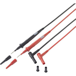 Voltcraft - MS-7 Puntali di sicurezza 1.00 m Nero, Rosso