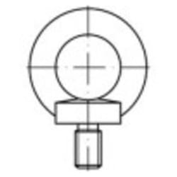 Toolcraft - 1061334 Golfari maschi M10 din 580 Acciaio inox A2 1 pz.