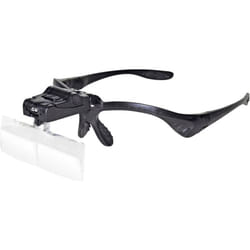 Rona - 450989 450989 Lente d'ingrandimento da testa con illuminazione led, con clip, con illuminazione Ingrandimenti: 1 x
