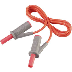 Voltcraft - MSB-501 Puntali di sicurezza Spina a banana 4 mm Spina a banana 4 mm 1.00 m Rosso 1 pz.