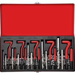 Toolcraft - TO-5016567 Kit riparazione e ripristino filetto per officine M5, M6, M8, M10, M12