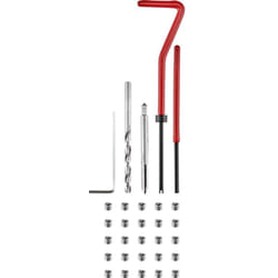 Toolcraft - TO-5016570 Kit riparazione e ripristino filetto per officine 30 parti M4