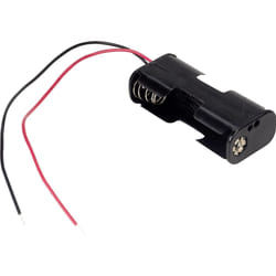 Conrad BH-322-1A portabatteria e clip snap 2 Stilo AA