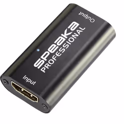 SpeaKa Professional SP-6706948, 3840 x 2160 Pixel, Ripetitore AV, 20 m, Cablato, Compatibilità 3D, HDCP