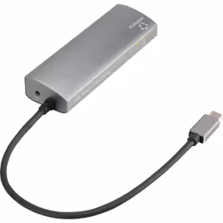 Renkforce RF-3374952, USB 2.0 Type-C, Nero, Grigio, USB 3.2 Gen 1 (3.1 Gen 1) Type-A, USB, Windows 10, Windows 7, Windows 8, ...