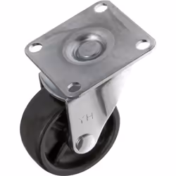 Toolcraft TO-5137893 ruota per mobili Nero, Metallico 50 kg 5 cm 1 pz - Vista aggiuntiva 2