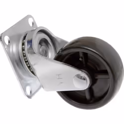 Toolcraft TO-5137893 ruota per mobili Nero, Metallico 50 kg 5 cm 1 pz - Vista aggiuntiva 3
