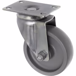 Toolcraft TO-5137935 ruota per mobili Nero, Metallico 125 kg Polipropilene (PP) 10 cm 1 pz - Vista aggiuntiva 2